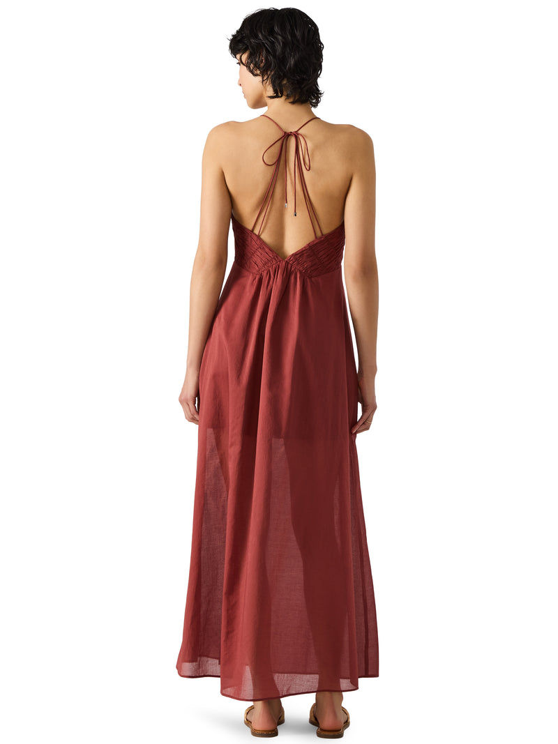 Brianna Maxi Dress Dusty Brick