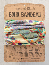 Full Boho Bandeau Mandala Patchwork Cream