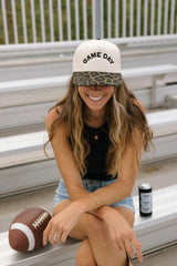 Game Day Embroidered Animal Print Trucker Hat