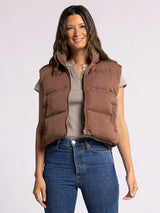 Issey Puffer Vest Cappuccino