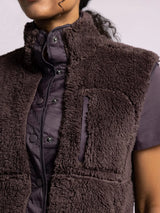 Skylar Sherpa Vest Raisin