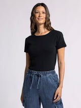 Lexi Basic Tee Black