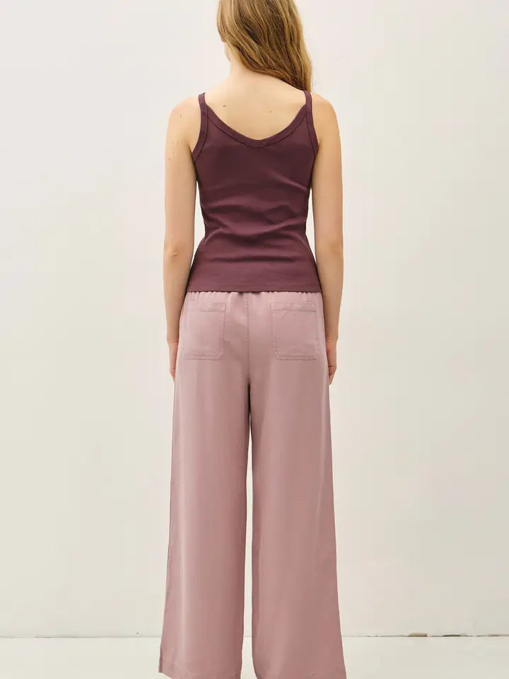Tencel Wide Leg Pants Iris
