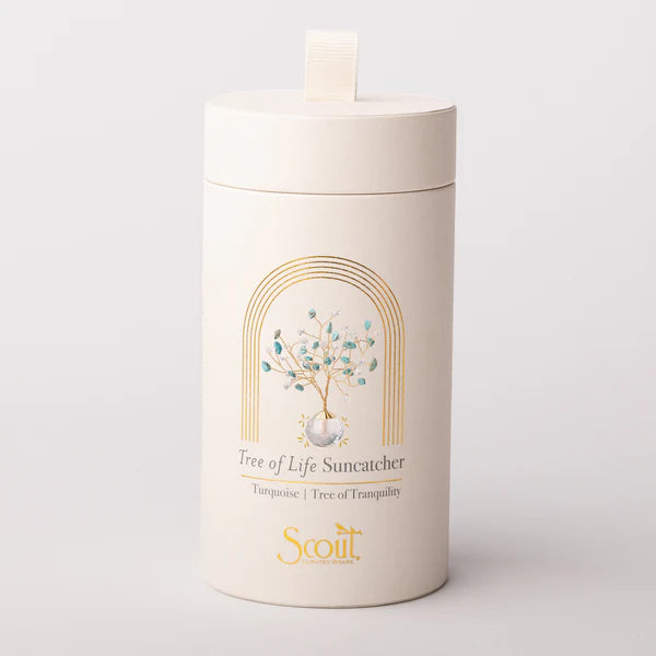 Suncatcher Tree of Life Turquoise