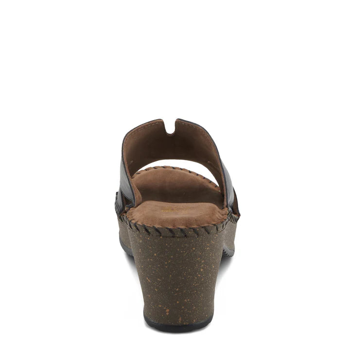 Deltana Heeled Sandals Black