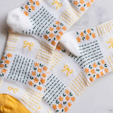 Remi Ribbon Floral Socks