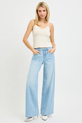 Slouchy Wide Leg Jeans Light