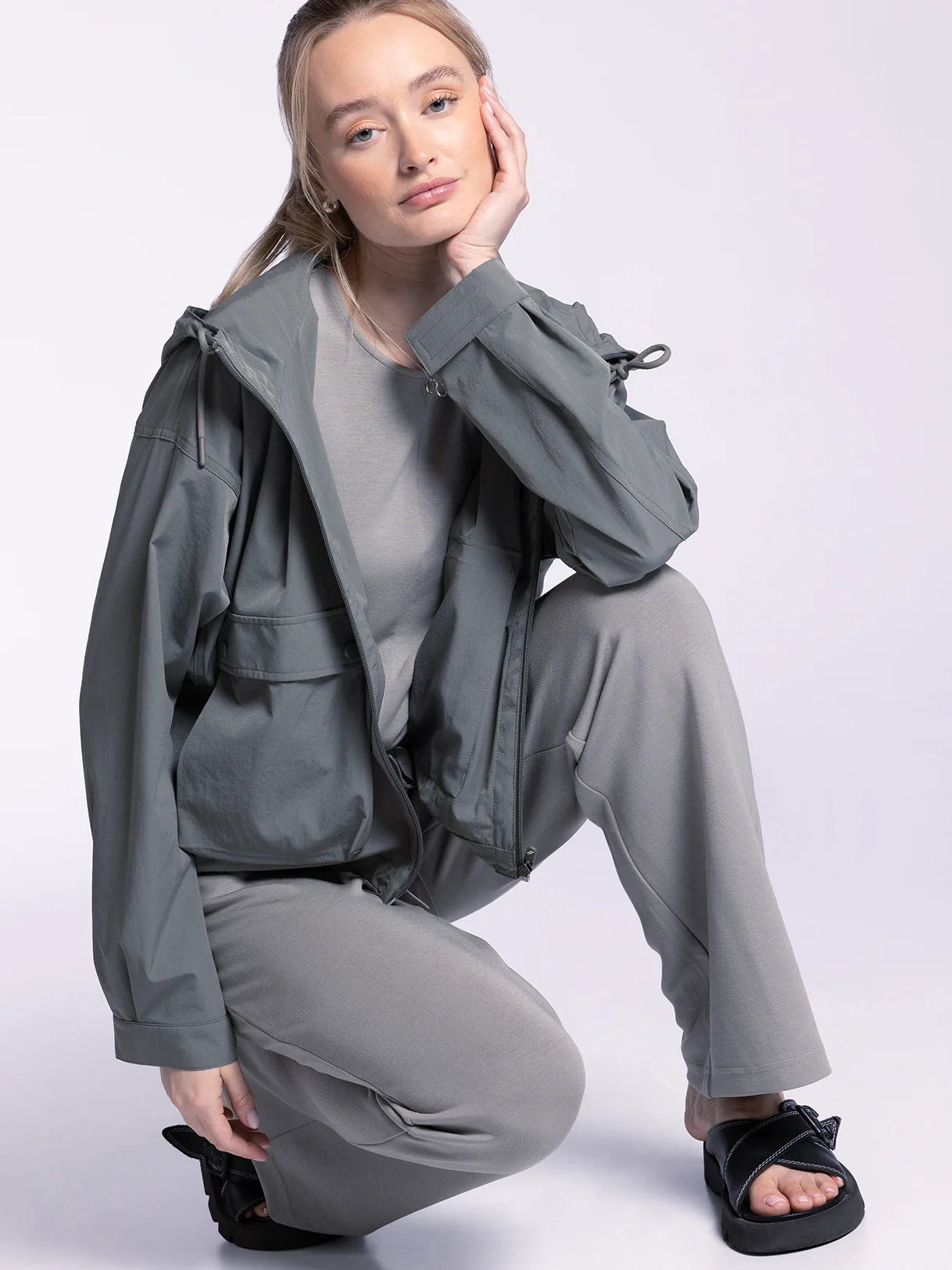 Robinson Tie Waist Jumpsuit Green Onyx