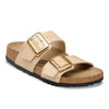 Sydney Luxe Buckle Sandals Patent Sand