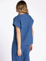 Novalie Top Washed Blue Denim