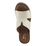 Deltana Heeled Sandals Bone