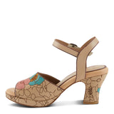 Camryn Heels Peach Multi