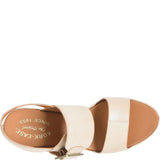 San Carlos Heeled Sandals Cream Lino