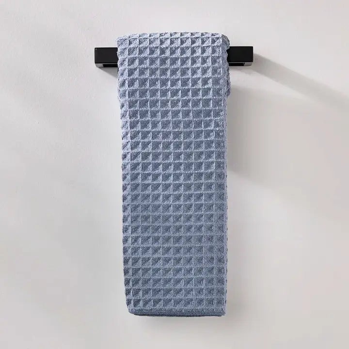 Geometry Waffle Hand Towel Sky