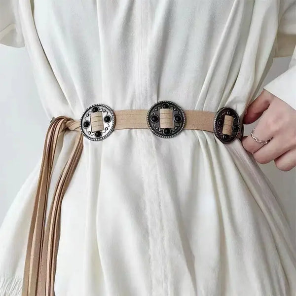 Vintage Bohemian Inlaid Waist Chain Belt