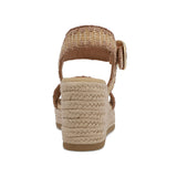 Beverlee Wedge Sandals Natural + Cognac