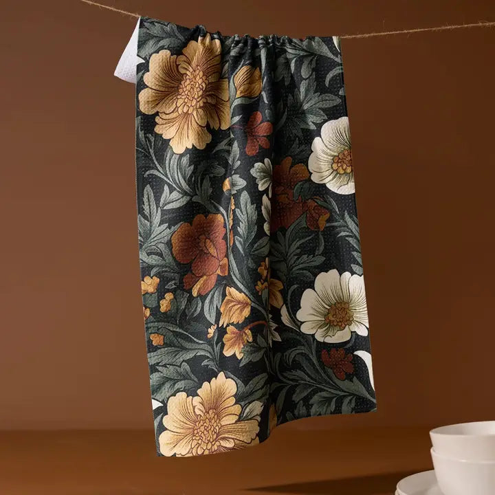 Geometry Tea Towel Classic Floral