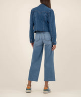 Shaya Crop Denim Jacket Faithfully