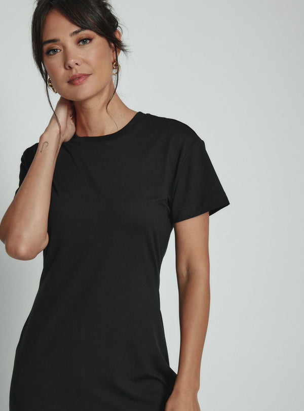 Core T Shirt Dress Black