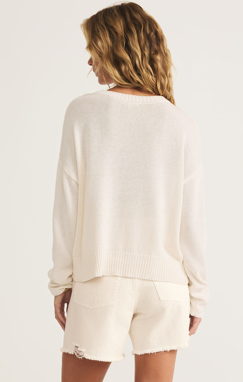 Sienna Patriot Sweater Sea Salt