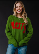 Merry Sweater Green