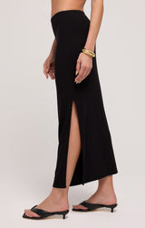 Jalen Midi Skirt Black