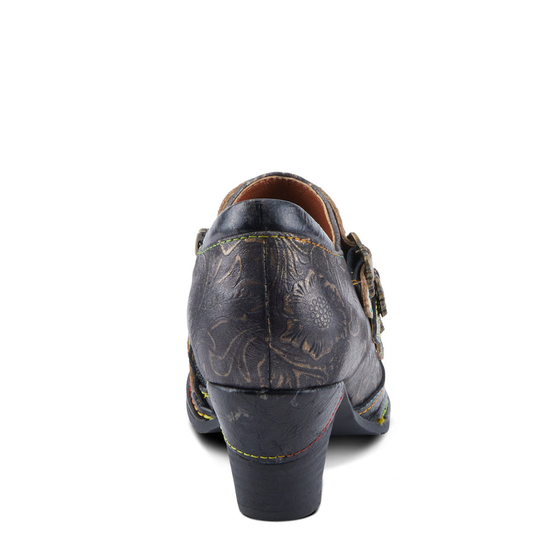 Graphic Heels Black Metallic