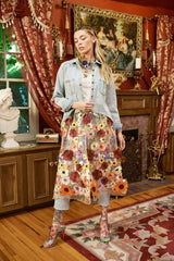 Sia Denim Maxi Shirt Washed Denim