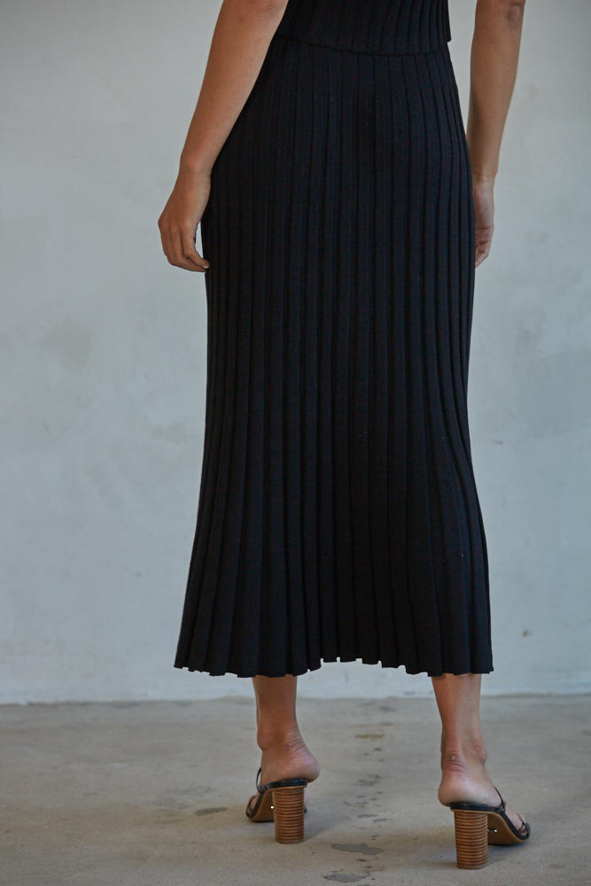 Sydney Sweater Ribbed Midi Skirt