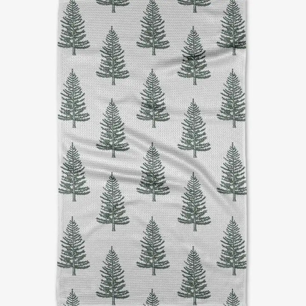 Geometry Tea Towel Frosted Trees