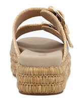 Mieko Buckles Platform Sandals Stone