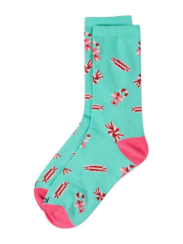 Holiday Candy Crew Socks