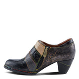 Graphic Heels Black Metallic
