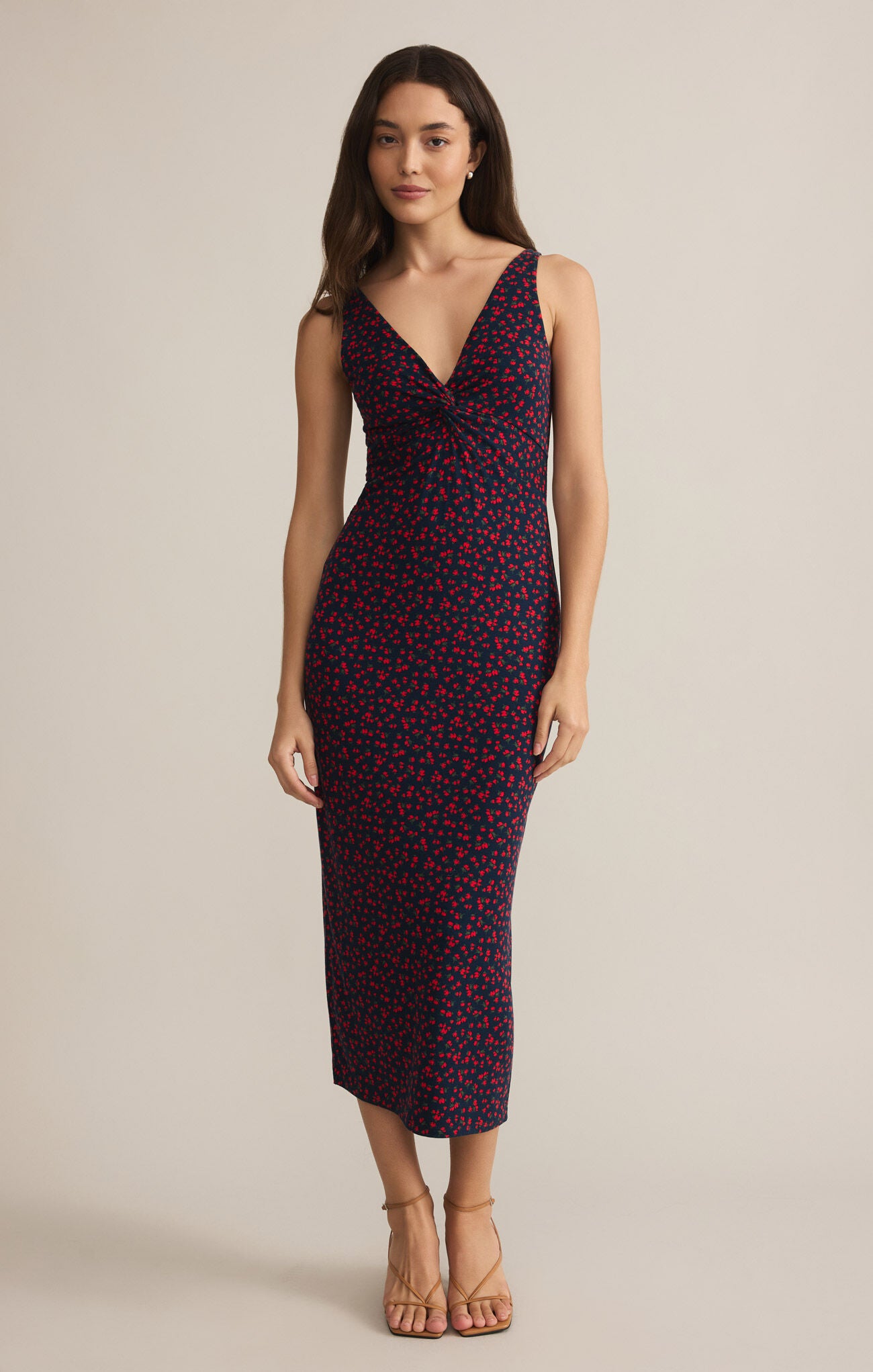 Eleve La Rosa Ditsy Midi Dress Eclipse