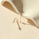 Threaded Pearl Earrings