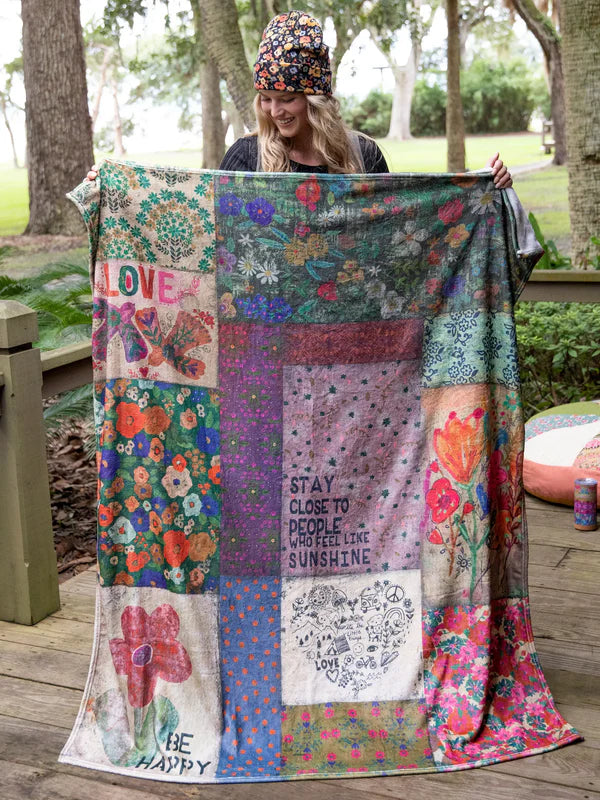 Double Sided Cozy Throw Blanket