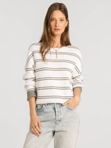 Ely Sweater Ivory Olive