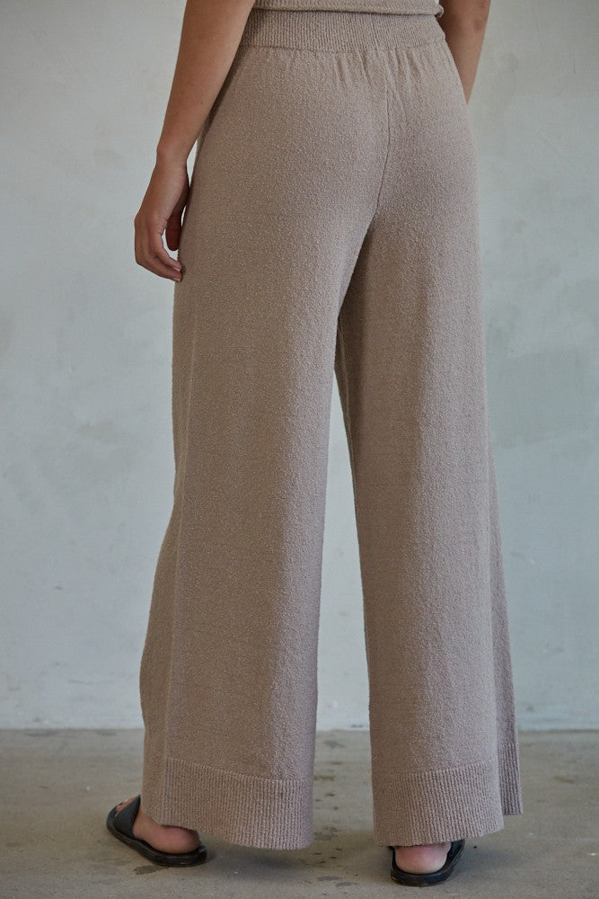 Andre Sweater Knit Pants Mocha
