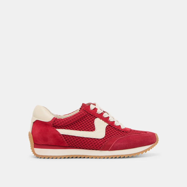 B.Noticed Mesh Sneakers Crimson