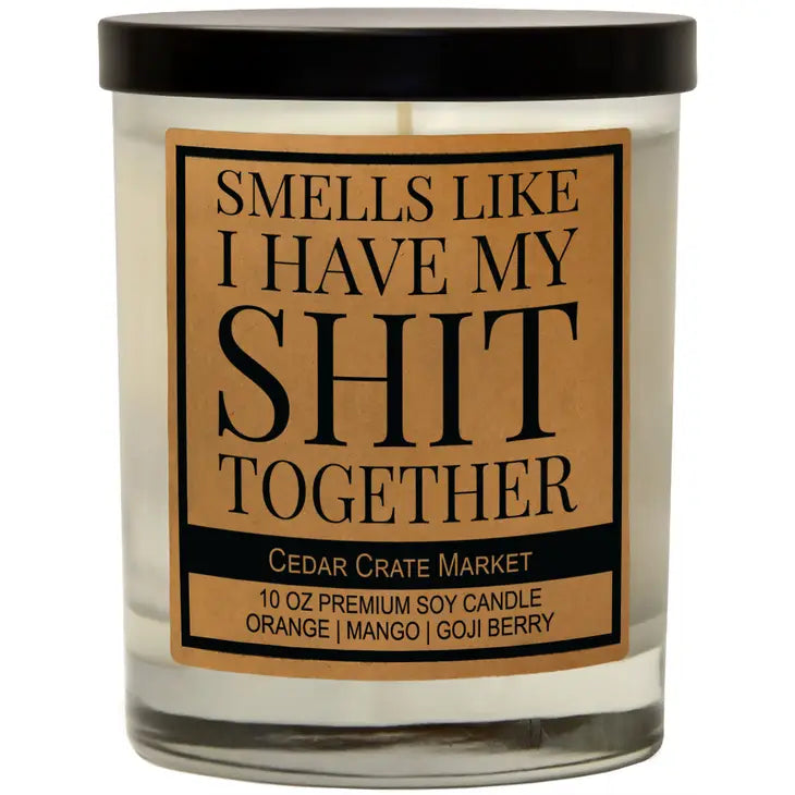 USA Made Kraft Label Snarky Candle - 10 OZ