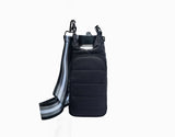HydroBag Crossbody Black Matte | Grey Black Stripe