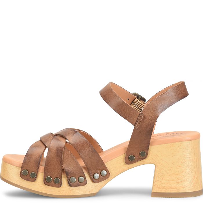 Ester Heeled Sandals Brown Terra