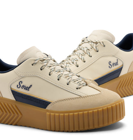 Out N About Ave T-Toe Sneakers Snow + Collegiate Navy