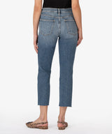Rachael Hi Rise Raw Hem Mom Jean Exalted
