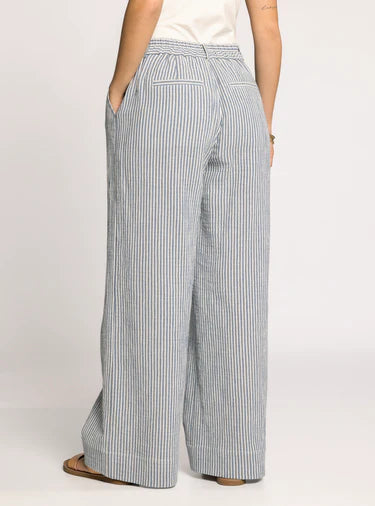 Maia Pants Ivory Blue