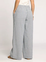 Maia Pants Ivory Blue