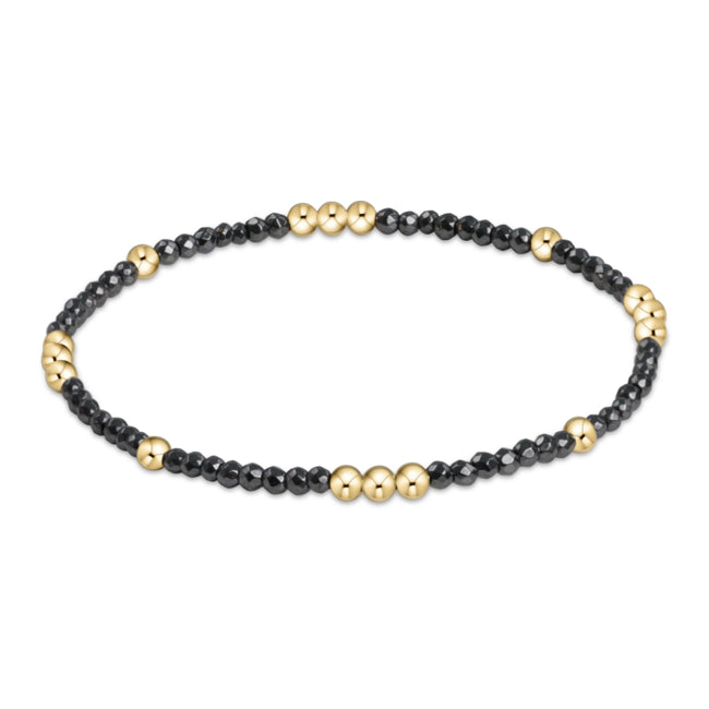 Worthy Pattern 2mm Bead Bracelet