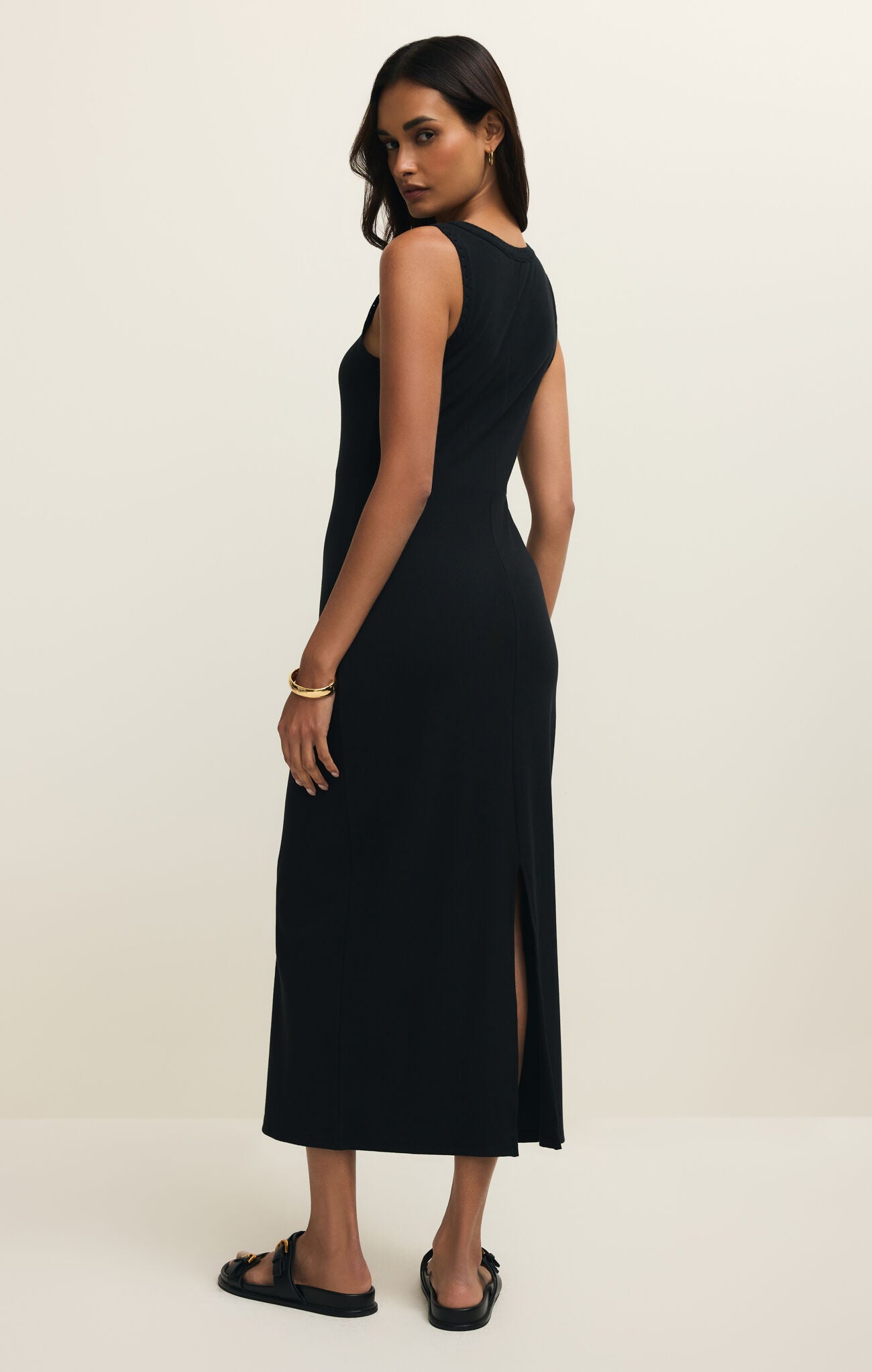 Clarke Midi Dress Black
