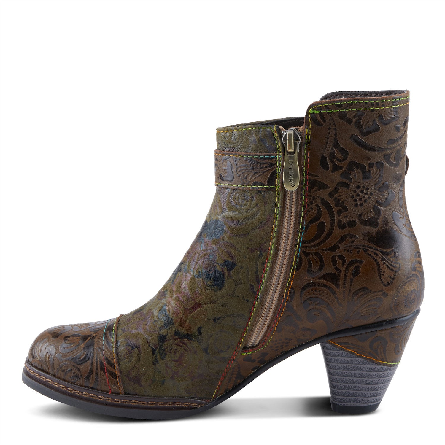 Antilles Booties Olive Green