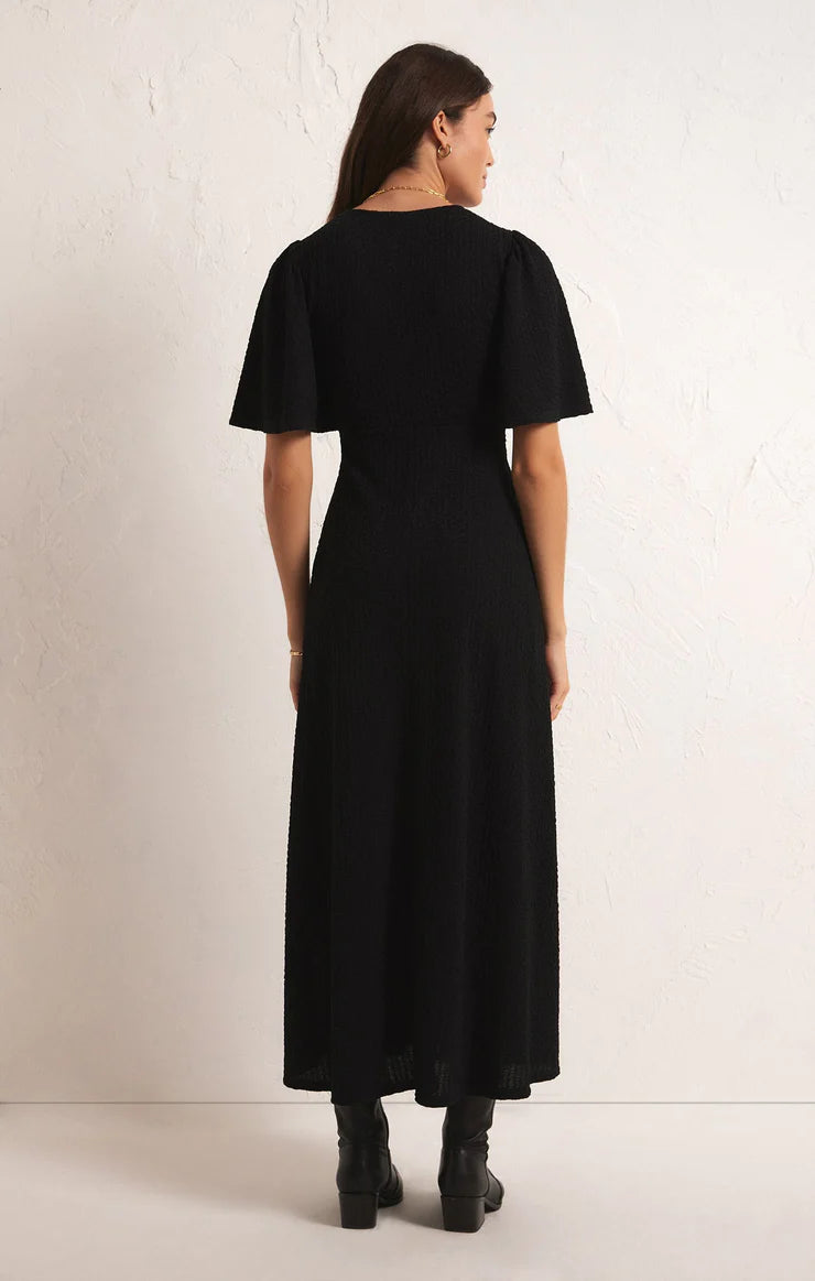 Mavis Midi Dress Black